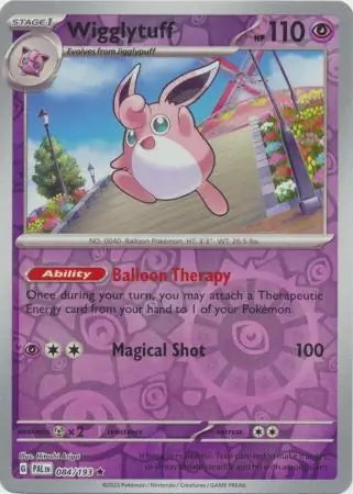 Paldea Evolved Wigglytuff #84/193 reverse holo